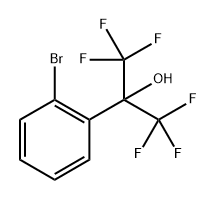 2-(2-bromophenyl)-1,1,1,3,3,3-hexafluoropropan-2
-o Structure