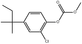 Carbonic acid, 2-chloro-4-tert-pentylphenyl methyl ester Structure