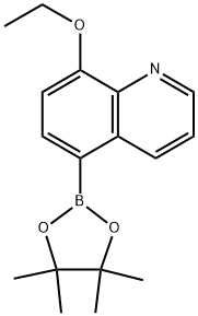 8-Ethoxy-5-(4,4,5,5-tetramethyl-1,3,2-dioxaborolan-2-yl)quinoline Structure