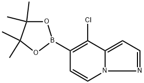 4-Chloro-5-(4,4,5,5-tetramethyl-1,3,2-dioxaborolan-2-yl)pyrazolo[1,5-a]pyridine Structure