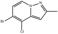 5-Bromo-4-chloro-2-methylpyrazolo[1,5-a]pyridine Structure