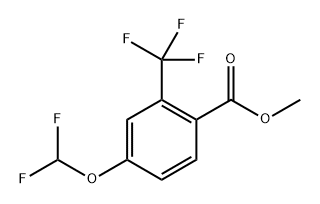 methyl 4-(difluoromethoxy)-2-(trifluoromethyl)benzoate Structure