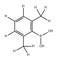 (2,6-bis(methyl-d3)phenyl-3,4,5-d3)boronic acid Structure