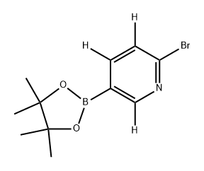 2-bromo-5-(4,4,5,5-tetramethyl-1,3,2-dioxaborolan-2-yl)pyridine-3,4,6-d3 Structure