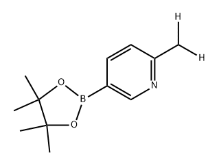 2-(methyl-d2)-5-(4,4,5,5-tetramethyl-1,3,2-dioxaborolan-2-yl)pyridine Structure