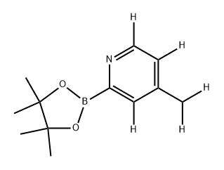 4-(methyl-d2)-2-(4,4,5,5-tetramethyl-1,3,2-dioxaborolan-2-yl)pyridine-3,5,6-d3 Structure