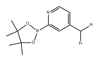 4-(methyl-d2)-2-(4,4,5,5-tetramethyl-1,3,2-dioxaborolan-2-yl)pyridine Structure