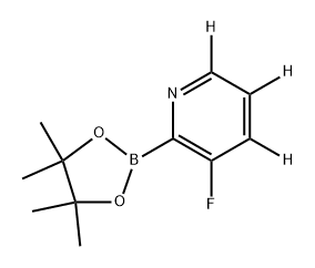 3-fluoro-2-(4,4,5,5-tetramethyl-1,3,2-dioxaborolan-2-yl)pyridine-4,5,6-d3 구조식 이미지