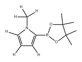 1-(methyl-d3)-2-(4,4,5,5-tetramethyl-1,3,2-dioxaborolan-2-yl)-1H-pyrrole-3,4,5-d3 Structure