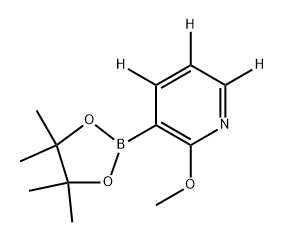 2-methoxy-3-(4,4,5,5-tetramethyl-1,3,2-dioxaborolan-2-yl)pyridine-4,5,6-d3 Structure