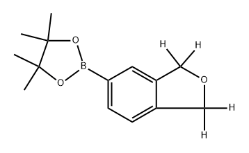 2-(1,3-dihydroisobenzofuran-5-yl-1,1,3,3-d4)-4,4,5,5-tetramethyl-1,3,2-dioxaborolane Structure