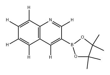 3-(4,4,5,5-tetramethyl-1,3,2-dioxaborolan-2-yl)quinoline-2,4,5,6,7,8-d6 Structure