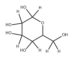 6-(hydroxymethyl-d2)tetrahydro-2H-pyran-2,3,4,5-d4-2,3,4,5-tetraol Structure