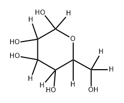 6-(hydroxymethyl-d2)tetrahydro-2H-pyran-2,3,4,5,6-d5-2,3,4,5-tetraol Structure