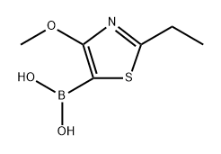 (2-ethyl-4-methoxythiazol-5-yl)boronic acid 구조식 이미지