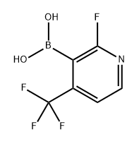 (2-fluoro-4-(trifluoromethyl)pyridin-3-yl)boronic acid Structure