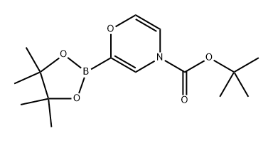 tert-butyl 2-(4,4,5,5-tetramethyl-1,3,2-dioxaborolan-2-yl)-4H-1,4-oxazine-4-carboxylate Structure