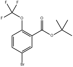 tert-butyl 5-bromo-2-(trifluoromethoxy)benzoate Structure