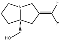 (R)-(2-(Difluoromethylene)tetrahydro-1H-pyrrolizin-7a(5H)-yl)methanol Structure