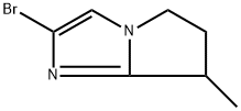 2-Bromo-7-methyl-6,7-dihydro-5H-pyrrolo[1,2-a]imidazole Structure