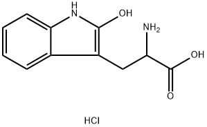 Tryptophan, 2-hydroxy-, hydrochloride (1:1) Structure