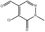 5-Chloro-1-methyl-6-oxo-1,6-dihydropyridazine-4-carbaldehyde Structure