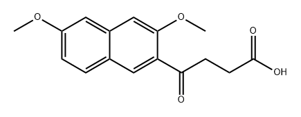 4-(3,6-Dimethoxynaphthalen-2-yl)-4-oxobutanoic acid Structure