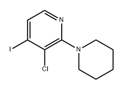 2-Piperidino-3-chloro-4-iodopyridine Structure