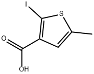 2-Iodo-5-methyl-3-thiophenecarboxylic acid Structure