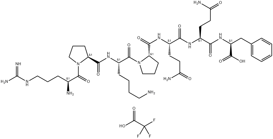 1-7-Substance P trifluoroacetate Structure