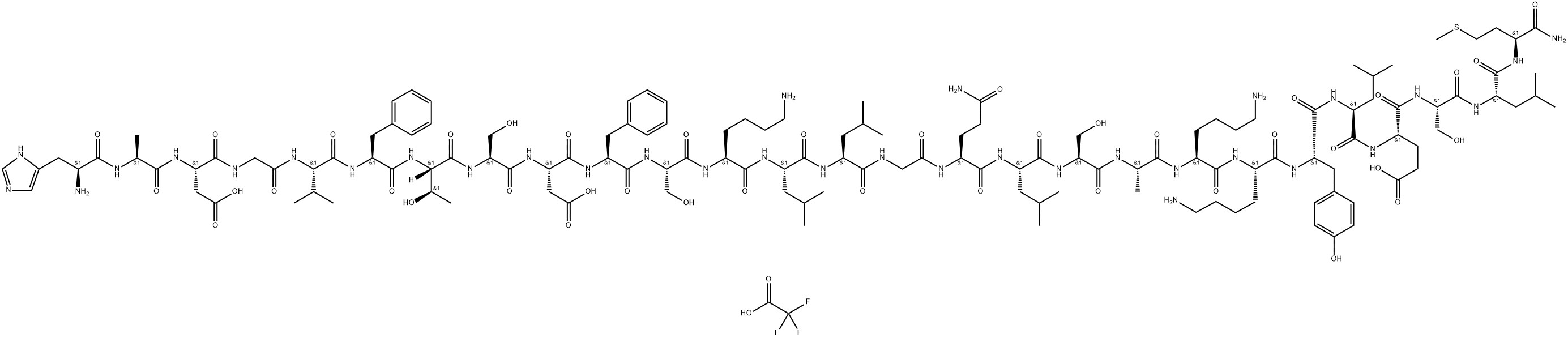 PHI 27 (human) trifluoroacetate 구조식 이미지