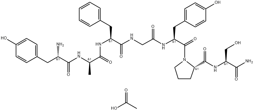 DErmorphin acetate Structure