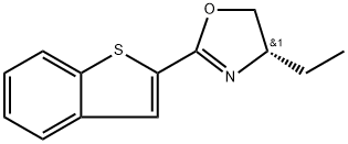 Oxazole, 2-benzo[b]thien-2-yl-4-ethyl-4,5-dihydro-, (4S)- 구조식 이미지