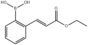 2-Propenoic acid, 3-(2-boronophenyl)-, 1-ethyl ester, (2E)- Structure