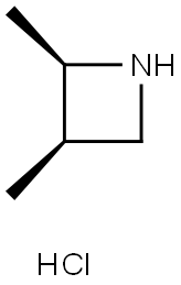 cis-2,3-Dimethylazetidine hydrochloride Structure
