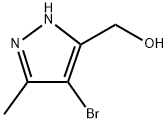 1H-Pyrazole-5-methanol, 4-bromo-3-methyl- Structure