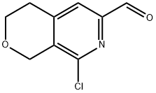 8-Chloro-3,4-dihydro-1H-pyrano[3,4-c]pyridine-6-carbaldehyde Structure