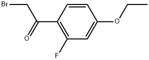 2-Bromo-1-(4-ethoxy-2-fluorophenyl)ethanone Structure