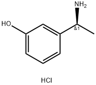 (S)-3-(1-Aminoethyl)phenol hydrochloride Structure