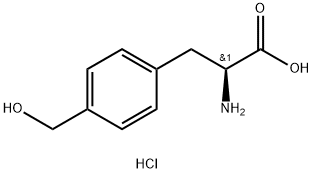 (S)-2-Amino-3-(4-(hydroxymethyl)phenyl)propanoic acid hydrochloride Structure