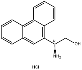 (R)-2-Amino-2-(phenanthren-9-yl)ethan-1-ol hydrochloride 구조식 이미지