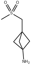 3-((Methylsulfonyl)methyl)bicyclo[1.1.1]pentan-1-amine Structure