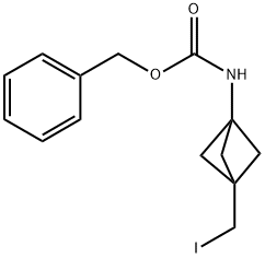 Benzyl (3-(iodomethyl)bicyclo[1.1.1]pentan-1-yl)carbamate Structure