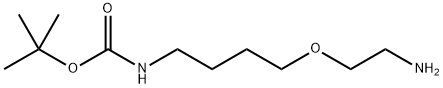 tert-Butyl (4-(2-aminoethoxy)butyl)carbamate Structure