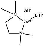 Zinc, dibromo(N1,N1,N2,N2-tetramethyl-1,2-ethanediamine-κN1,κN2)-, (T-4)- Structure