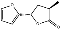 (3R,5S)-5-(Furan-2-yl)-3-methyldihydrofuran-2(3H)-one Structure