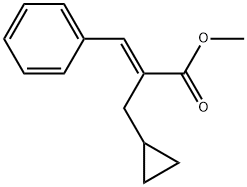 methyl (E)-2-(cyclopropylmethyl)-3-phenylacrylate Structure