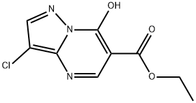 ethyl 3-chloro-7-hydroxypyrazolo[1,5-a]pyrimidine-6-carboxylate Structure