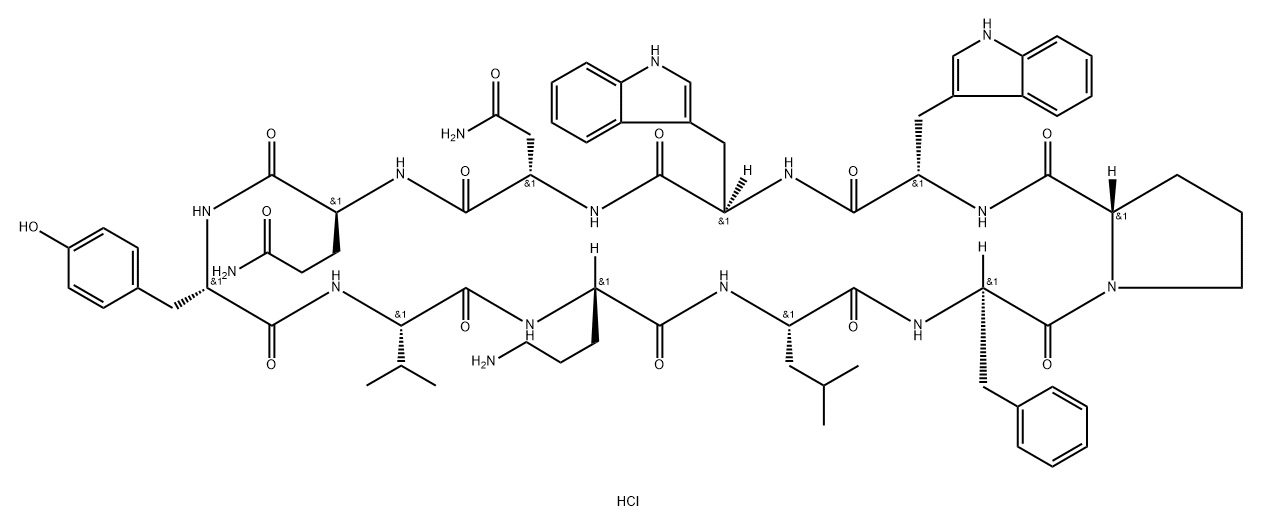 Tyrocidine C hydrochloride Structure