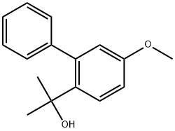 5-Methoxy-α,α-dimethyl[1,1'-biphenyl]-2-methanol Structure